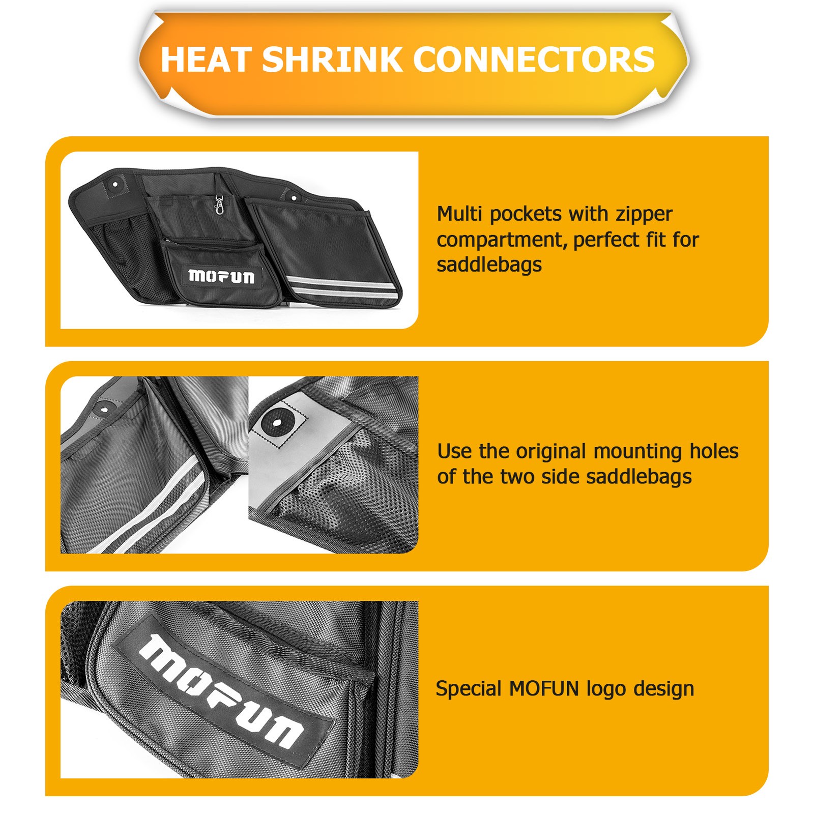 2x Saddlebag Organizers Storage For Harley Touring Road Electra Glide 1993-2013