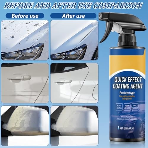 2pcs Car Coating Spray, Quick Effect Coating Agent, 2025 New Quickly Coat Car
