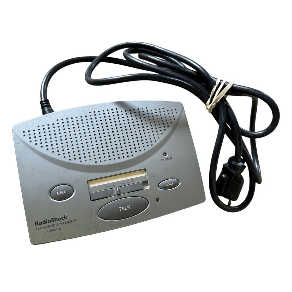 Radio Shack FM Wireless 3-Channel Intercom Model 43-3105A *Read*