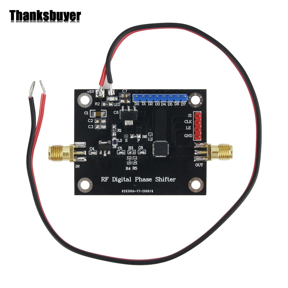 1-2.2GHz RF Digital Phase Shifter no-Shell Microwave Broadband Phase Shift 8Bit