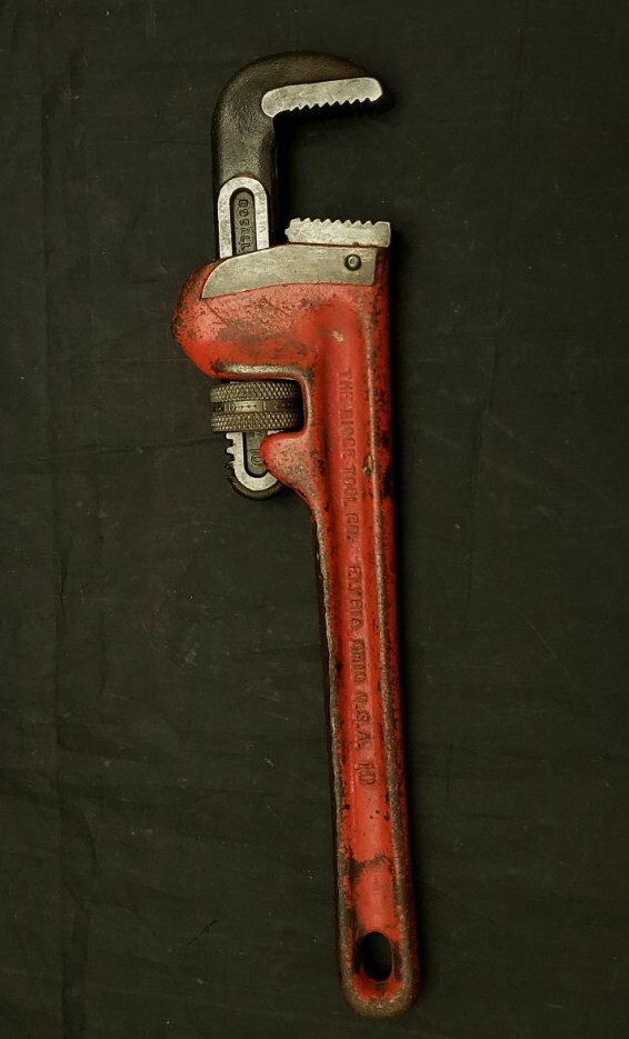 RIDGID 10 Inch Pipe Wrench Adjustable