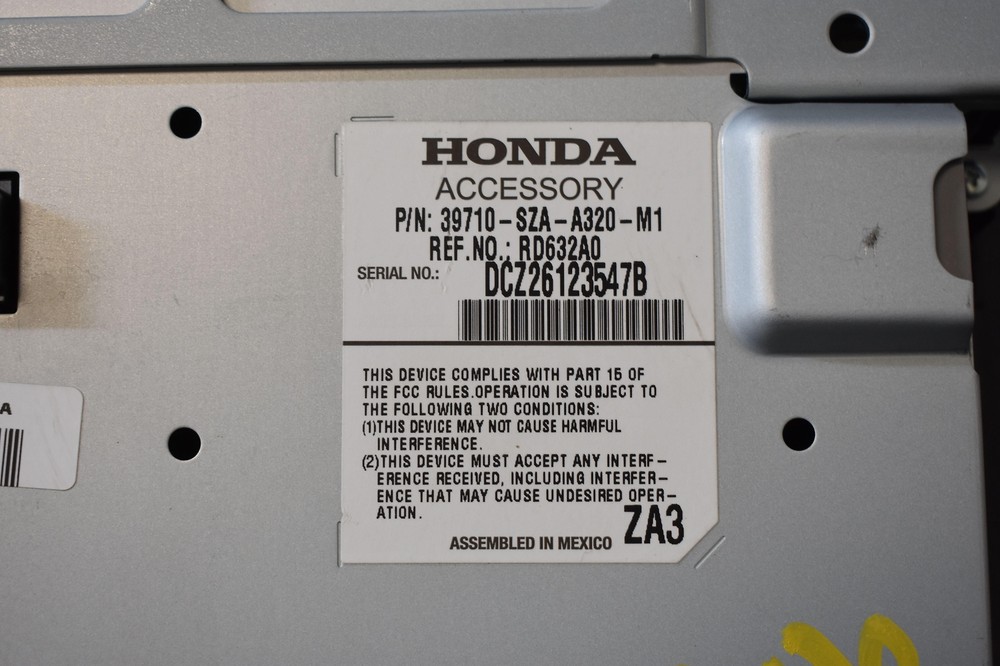 2012 - 2015 Honda Pilot Entertainment & Information Display Screen