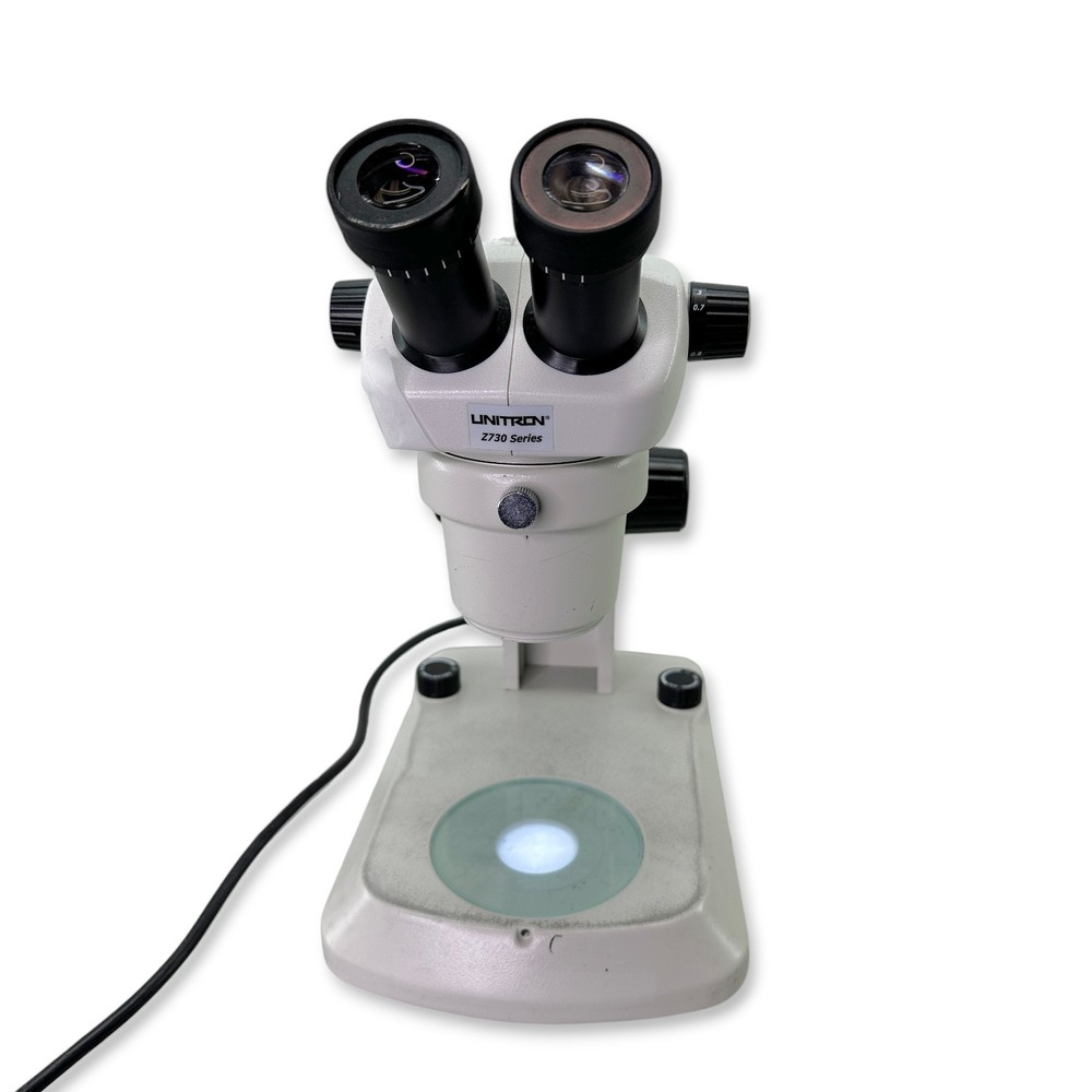 Unitron Z730 Binocular Zoom Stereo Microscope 7x-30x Magnification E-LED Stand