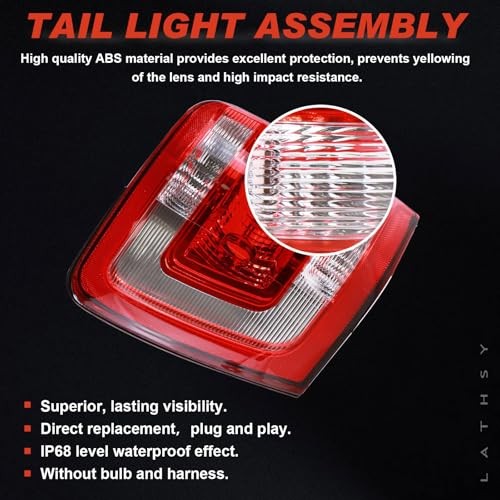 Tail Lights Compatible With 2008-2012 Ford Escape Rear Light Left Driver Side