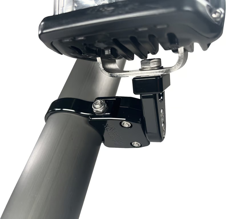 Axia Adjustable Light Mount - Small Base - Black Motorcycle ATV/UTV MODSBALM-BK