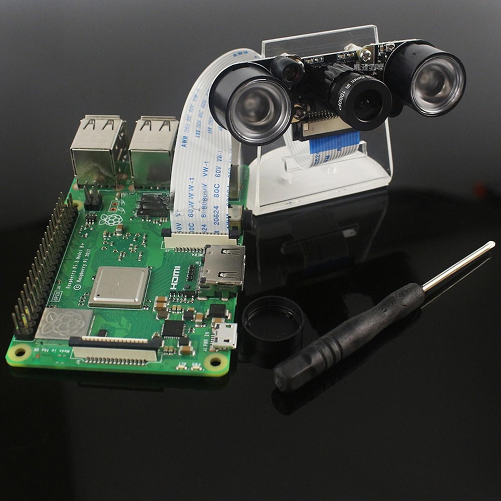 5 Fish Eye Lens Infrared Light Night Vison Camera For Raspberry Pi 4B/3B+/Zero A