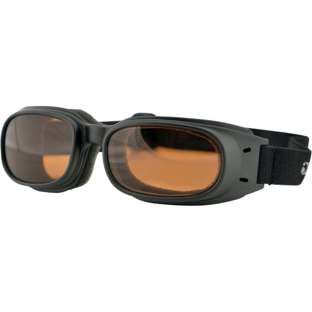 Bobster Piston Goggles (Black Frame, Amber Lens)