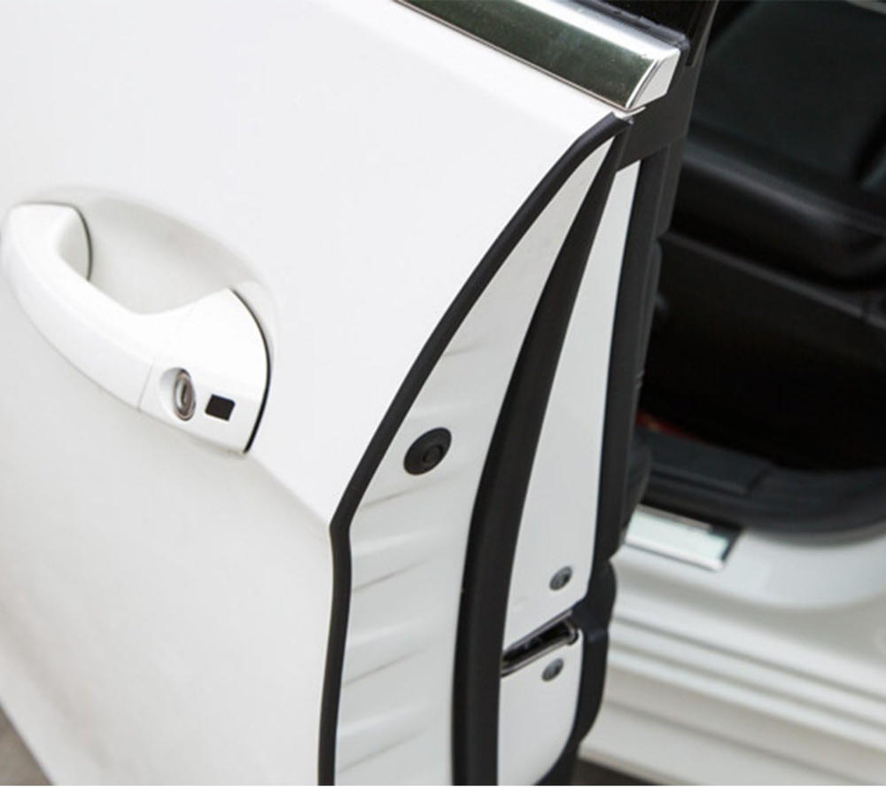 32Ft Car Door Edge Guards U-Shape Rubber Seal Protector with Double Sided Tape