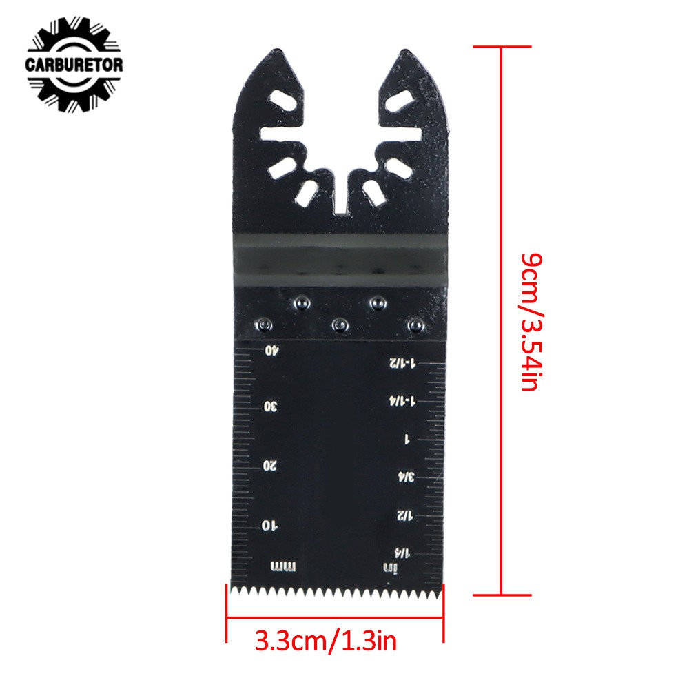 100 Pack Professional Universal 30-90mm Quick Release Oscillating Tool Blades