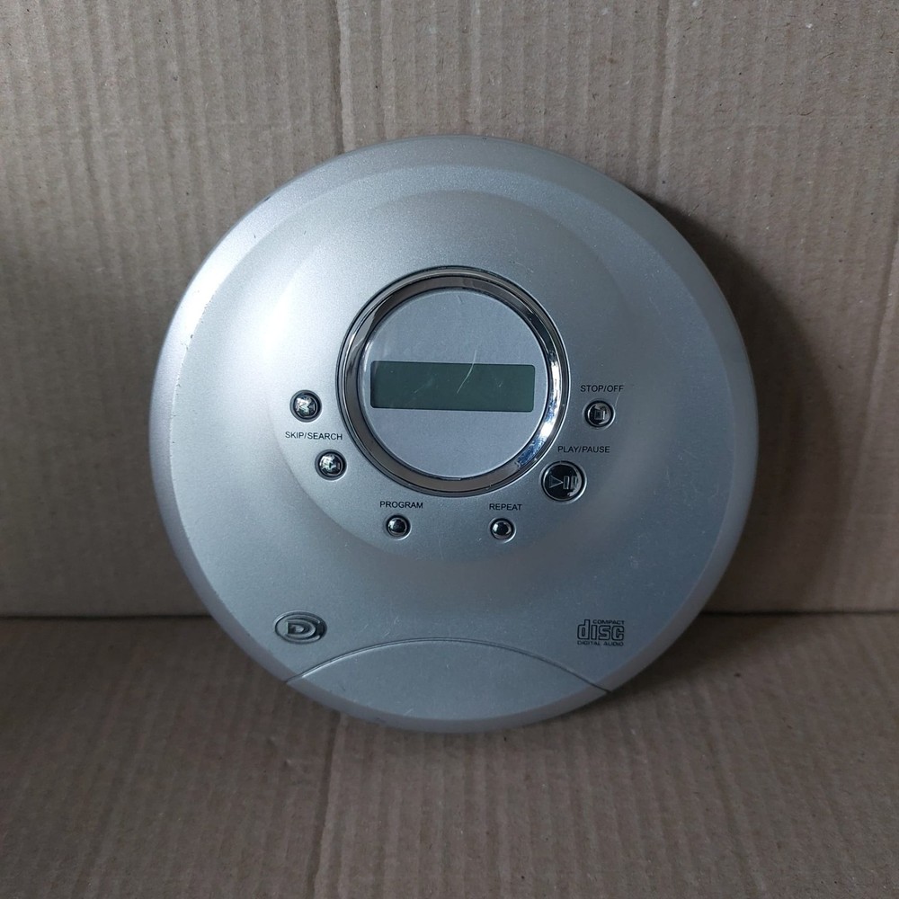 Durabrand CD-565 Personal Portable CD Disc Player Silver - TESTED & WORKING