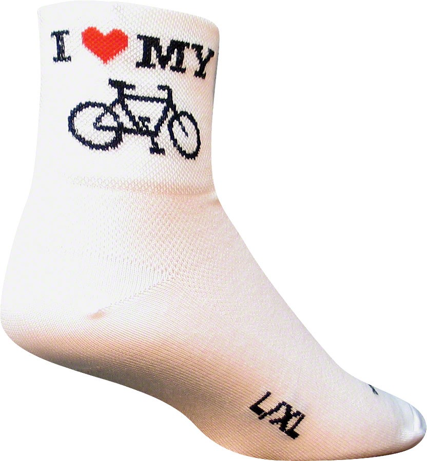 SockGuy Classic Socks Ankle Socks Large/XL White