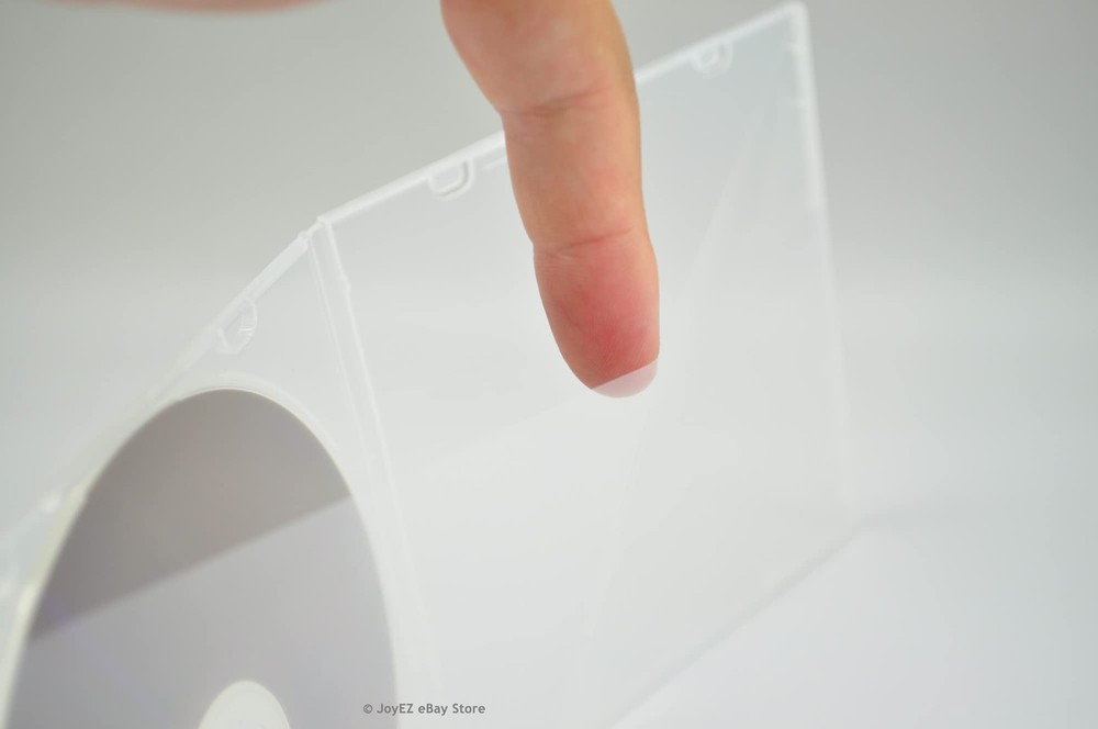 Maxtek 5.2mm Slim Single Clear PP Poly Plastic CD and DVD Disc Cases