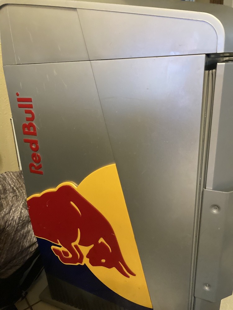 Red Bull Mini Fridge works Great
