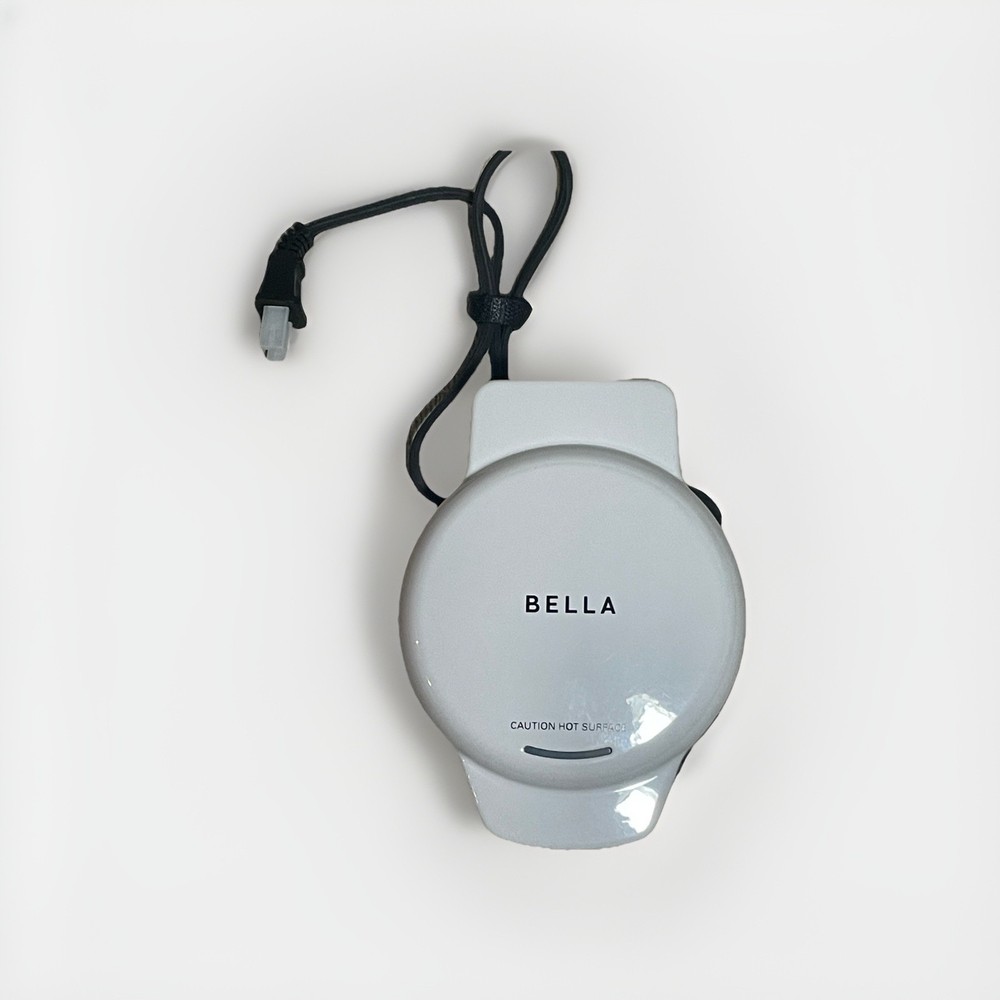 Bella Basics Mini 4" Waffle Maker TXW-206 White