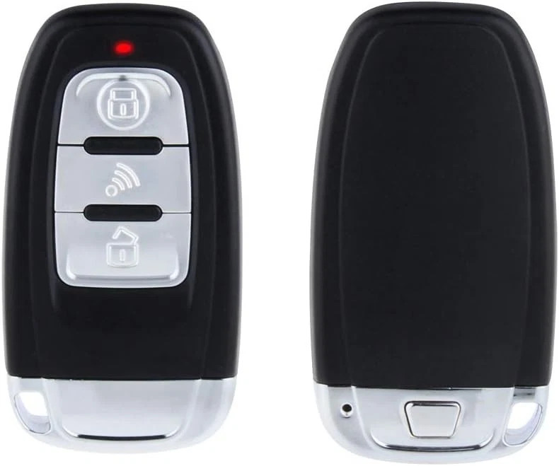 Smart pke keyless go car alarm system remote starter push start button auto lock