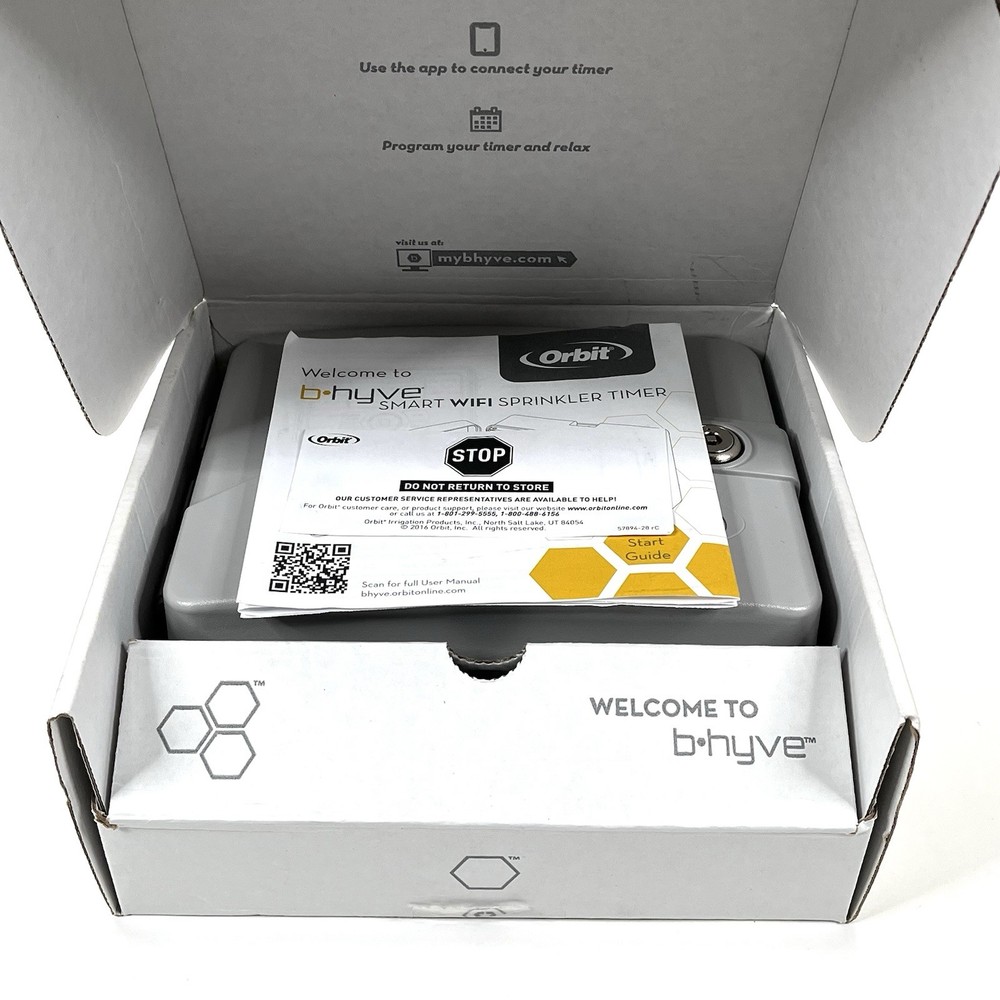 Orbit B-Hyve Smart WiFi Sprinkler Timer 6 Station Irrigation Controller NEW