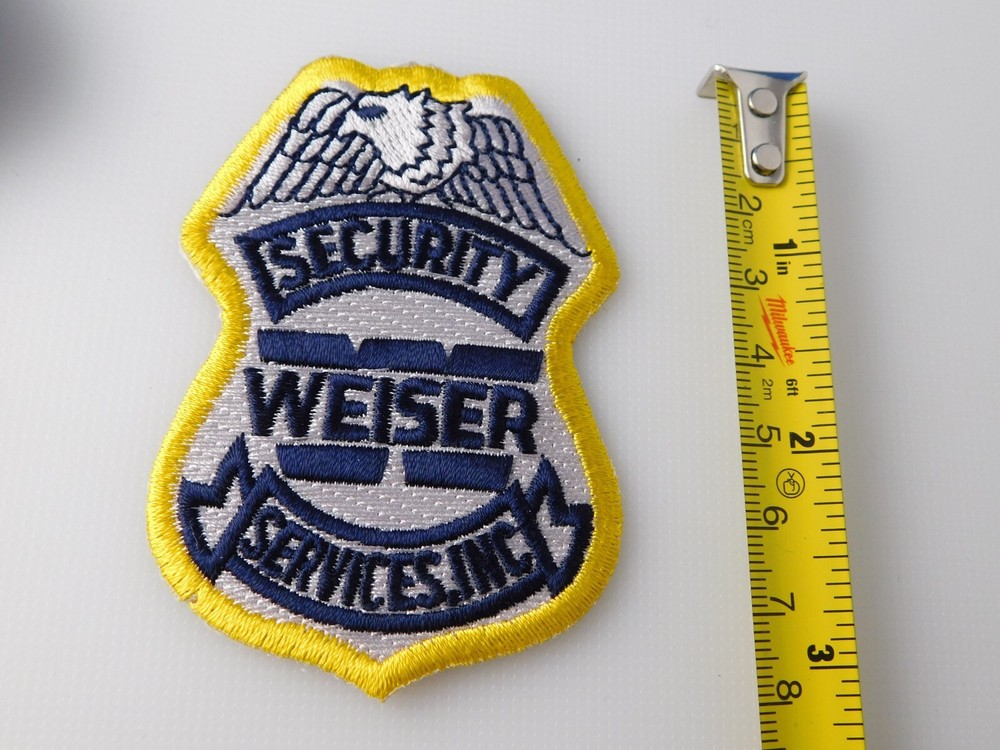 WEISER SECURITY SERVICES VINTAGE PATCH GUARD SHOULDER CREST