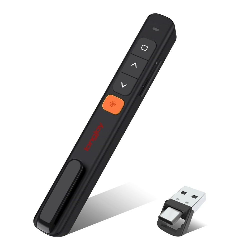 Longjoy Slim Wireless Laser Presenter ( with clip)