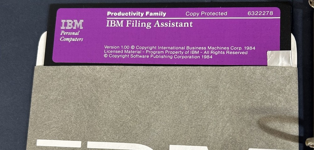 IBM Fiiing Assistant Vrs 1.0 Manual & Software