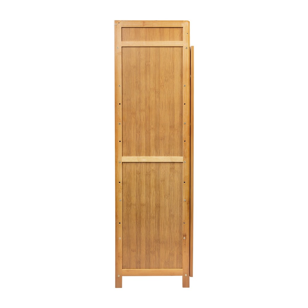 98*32*115cm Shoe Cabinet With Doors Floor Mount Rectangular Shoe Organizer