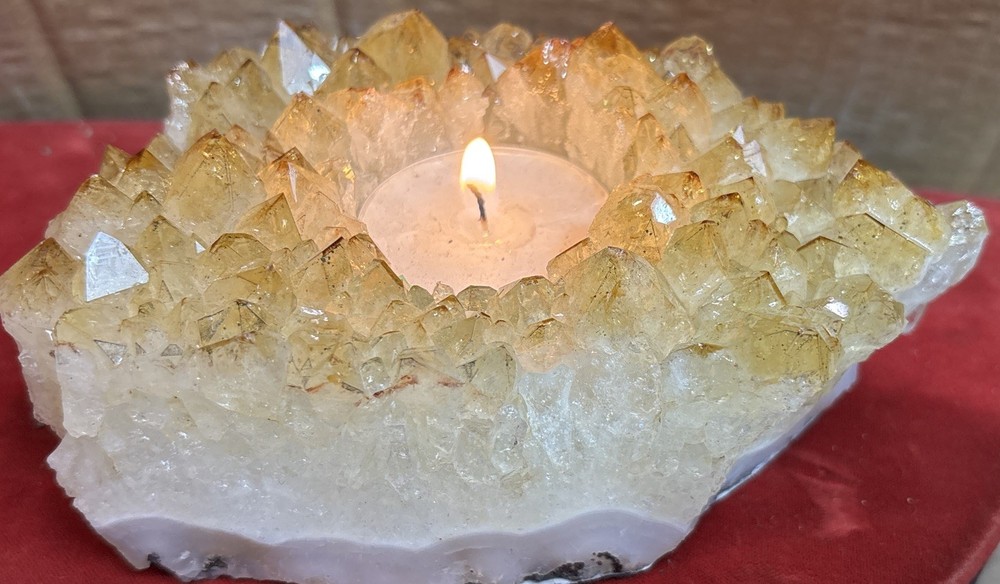 Citrine Candle Holder