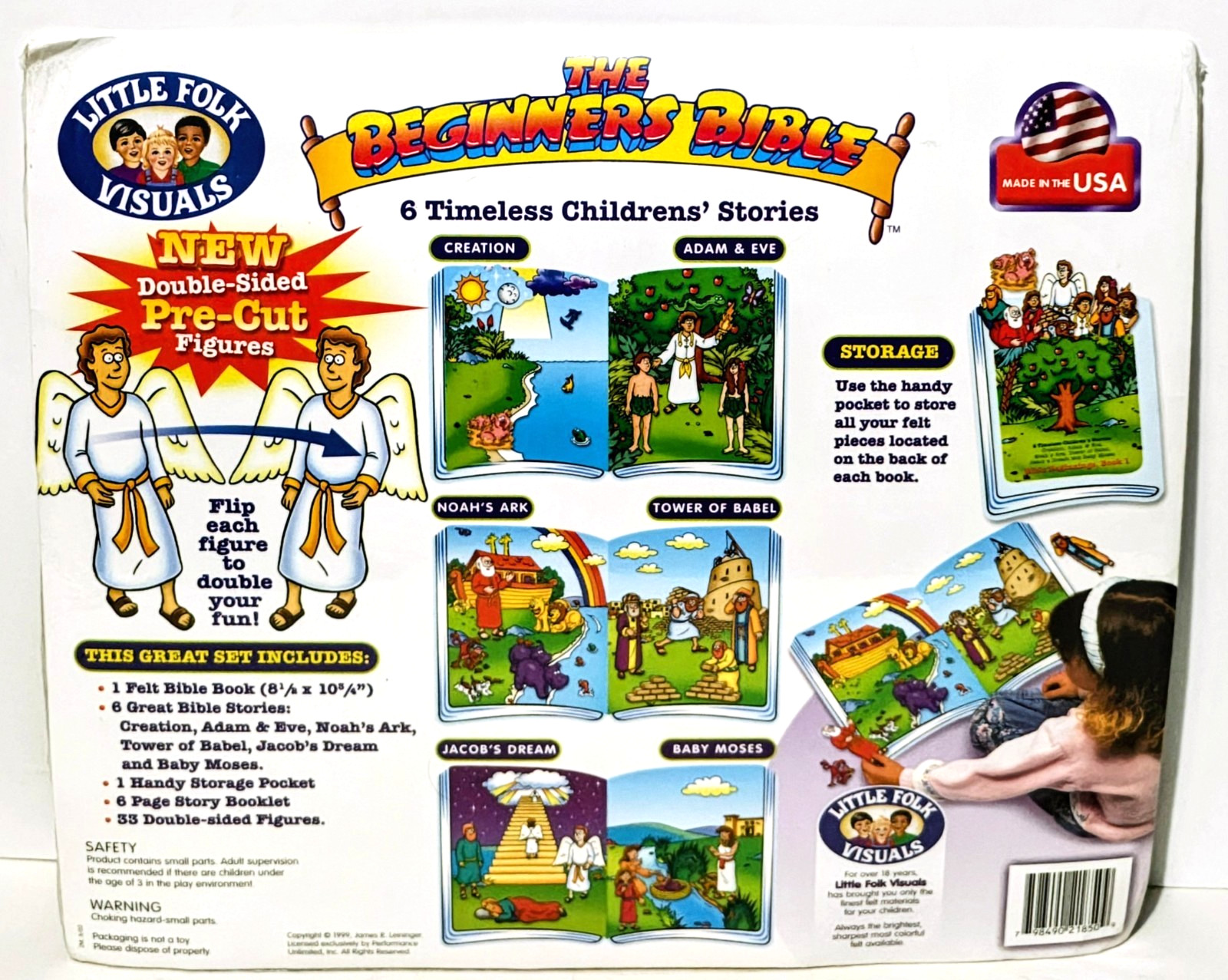 The Beginners Bible - Bible Beginnings Book 1 - 6 Stories - Vintage 1999 - New