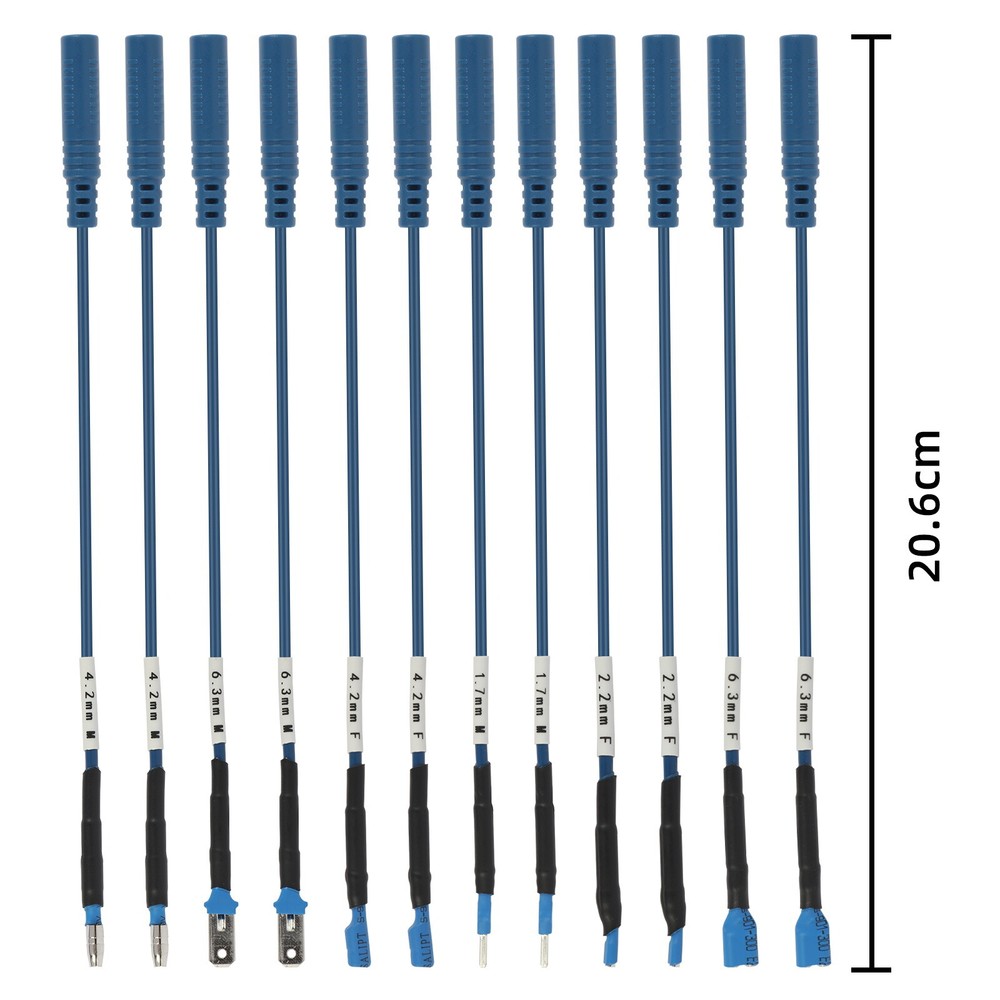 68x Electrical Multimeter Test Leads Probe Cable Oscilloscope Terminal Test Clip