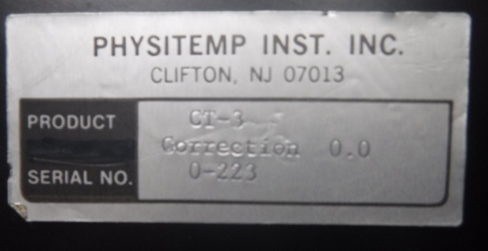 physitemp ct-3 FREE SHIPPING
