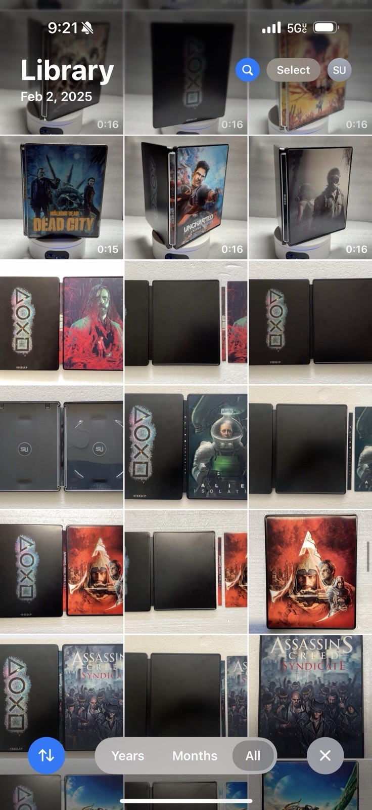 Bundle Of 5 Custom Made Steelbook Cases ( Pick any Of 5 Items) PS4/PS5/Xbox/NS
