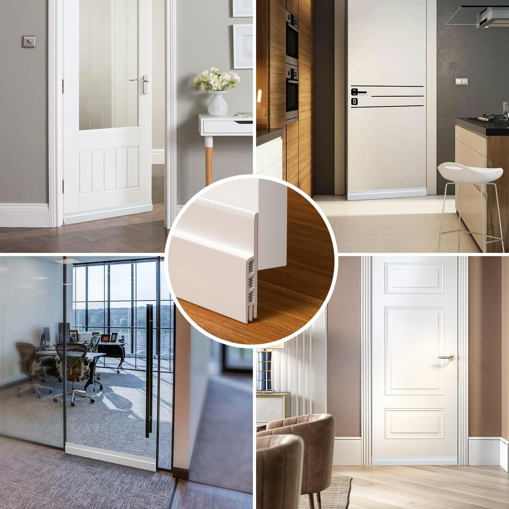 2 Pack Door Draft Stopper Sheets, Rolls & Strips Under Door Draft Blocker Ins...
