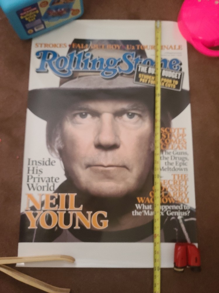 Neil Young Rolling Stone 24 x 36 Poster January 2006