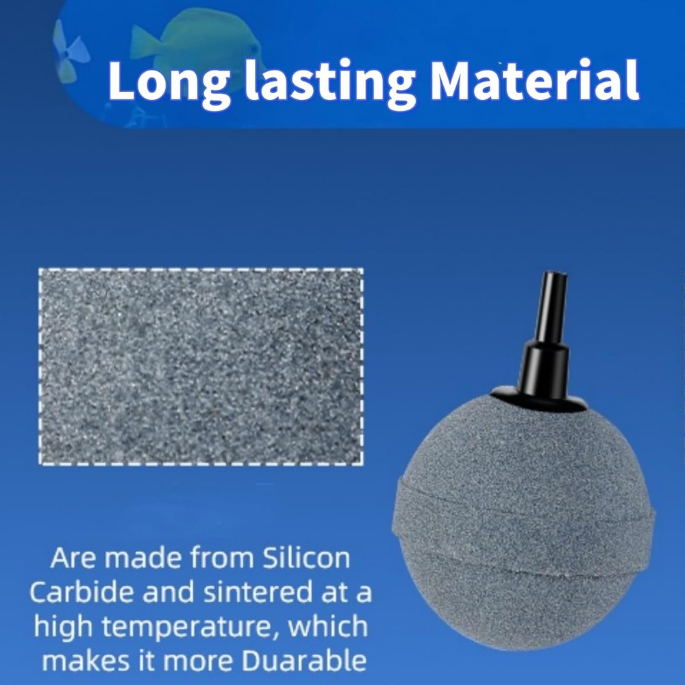 2" Pond Air Stones 4-Pack Aerator Oxygen Diffusers for Aquariums