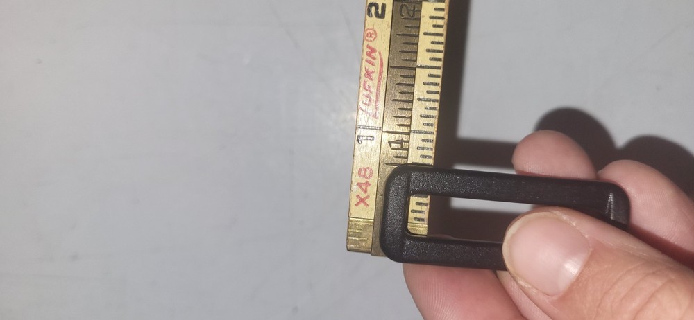 1.5" Strap Loop Connector For Webbing, Durable Plastic (100 Pack)