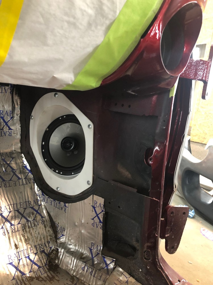 1959-1970, GM Full Size, Impala Kick Panel Vent, 6.5" Speaker Buckets