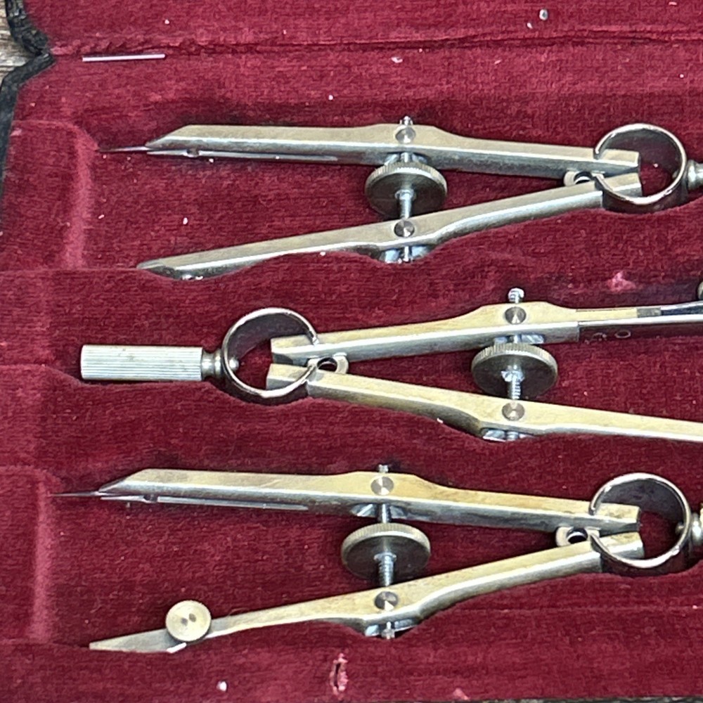 Vintage Staedtler Mars Precision Drafting Tool Set-#20455-Made In Germany