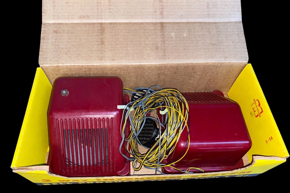 Bel-Com Vintage Intercom System 2 way Communication With Box