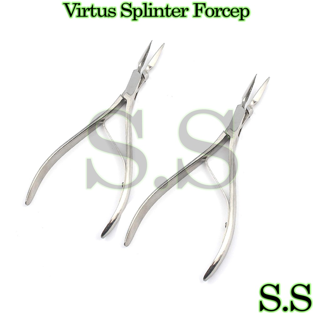 2 VIRTUS Splinter Forcep 6" Surgical Medical Instrument