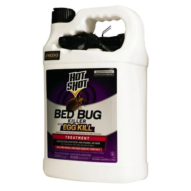 Bed Bug Killer With Egg Kill 1 Gallon, Ready-To-Use, Non-Staining Spray Control