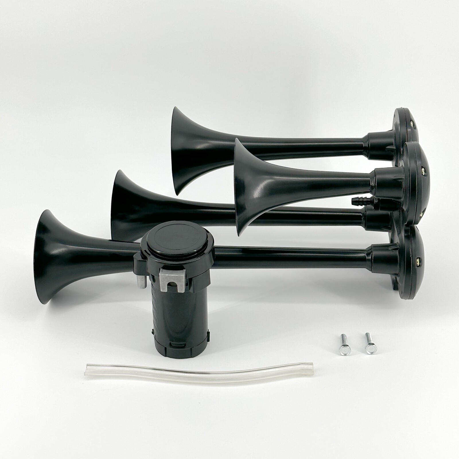 DIY Impact Drill Train Horn Kit for Cordless Drill - Quad Trumpets