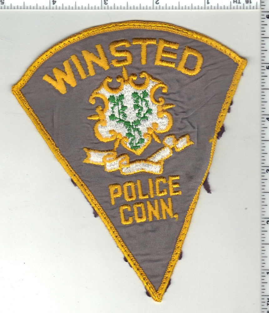 Winsted Police (Connecticut) 1st Issue Uniform Take-Off Shoulder Patch