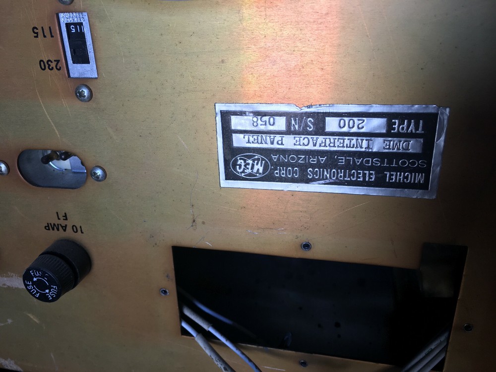 MEC 200 DME Test Panel