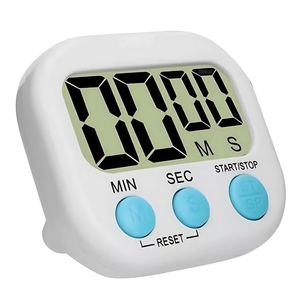 Large LCD Digital Kitchen Cooking Timer Count Down Up Clock Loud Alarm Magnetic