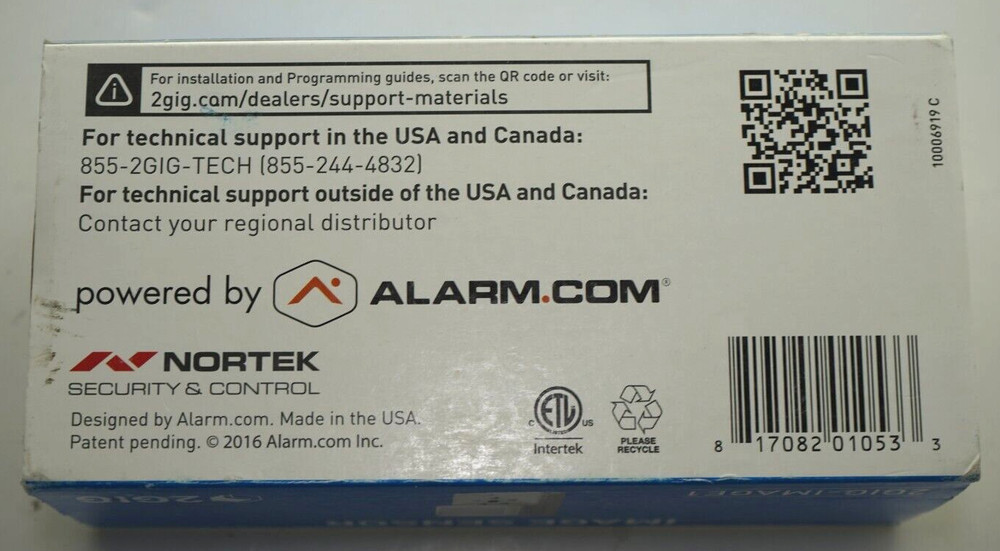 Linear / 2GIG 2GIG-IMAGE1 Sensor Digital Still Camera White - New in Box