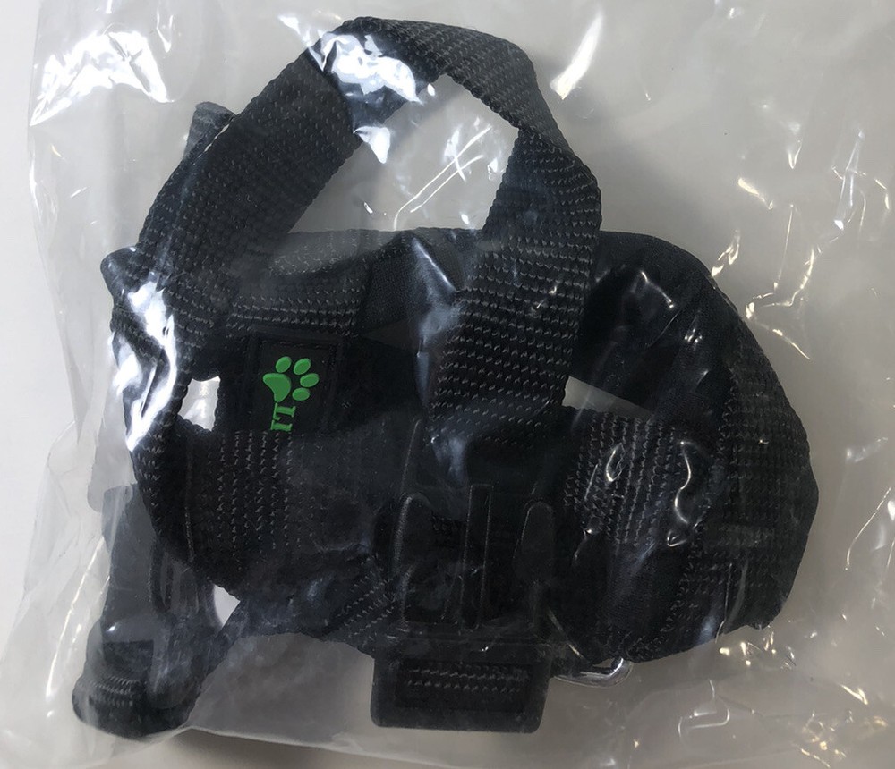 Nylon Dog Muzzle Prevent Biting Barking Chewing Medium Adjustable Loop Pet NEW