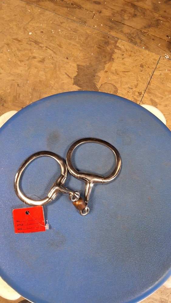 3 Piece Roller Eggbutt Snaffle Bit COPPER ROLLER