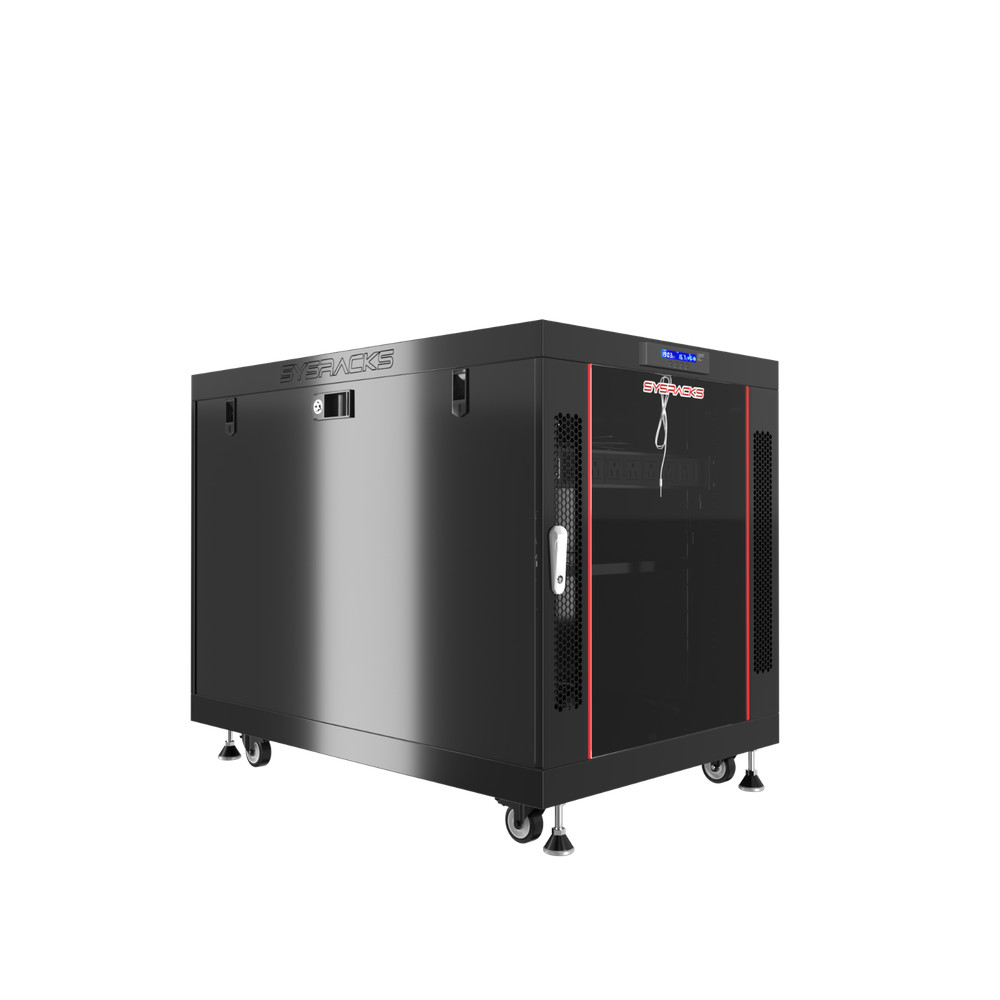 12U Server Rack Cabinet Enclosure Premium Series Sysracks 35" Depth