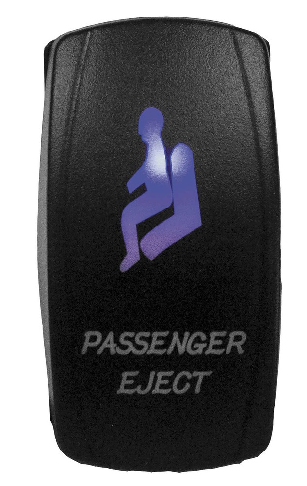 DragonFire Laser Etched LED Switch Passenger Eject w/Blue LED (521399)