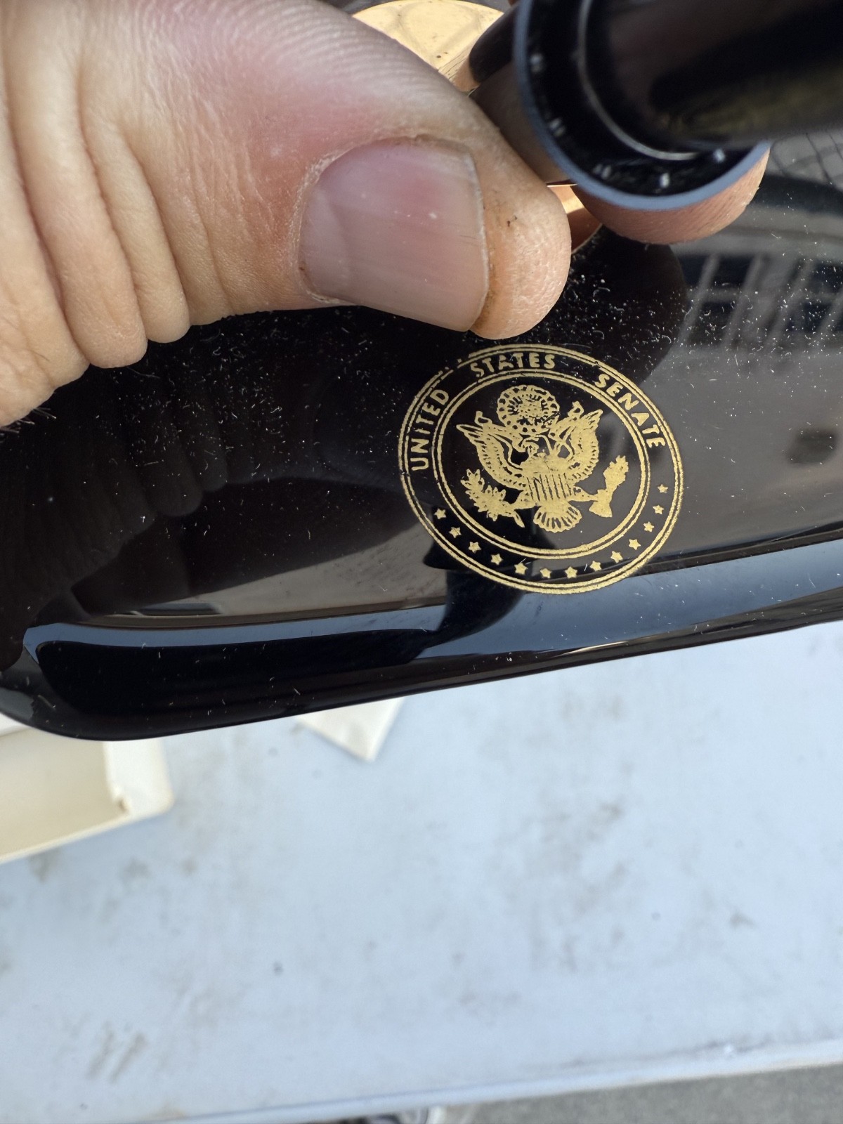 Vintage Sheaffer Desk Set 509H 44221 Fountain Pen Box UNITED STATES SENATE