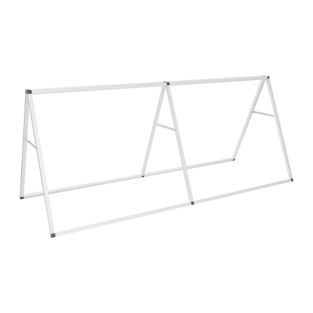 A-shape Double Sided Poster Display Stand, Horizontal Display Banner Stand