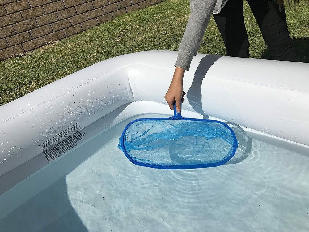 Pool Spa Leaf Skimmer Rake Net w/ Deep Pocket for Removing Leafs & Debris.